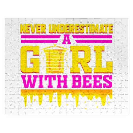 Beekeeper Funny Bee Gift for Girls Honey Jigsaw Puzzles