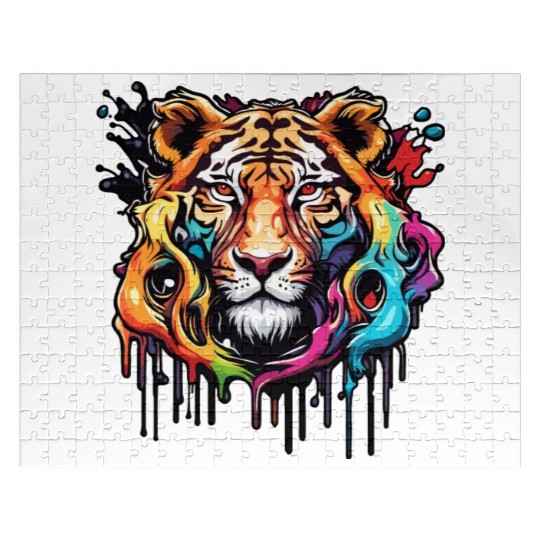 Tiger / Animal / Safari / Wild / Animal Print Jigsaw Puzzles