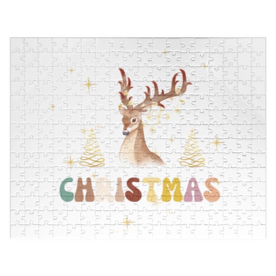 reindeer christmas Jigsaw Puzzles