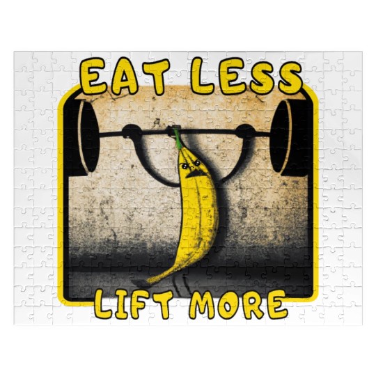 Banana Weightlifting Jigsaw Puzzles