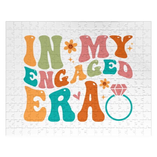 In My Engaged Era Fiance Engagement Future Bride M Jigsaw Puzzles