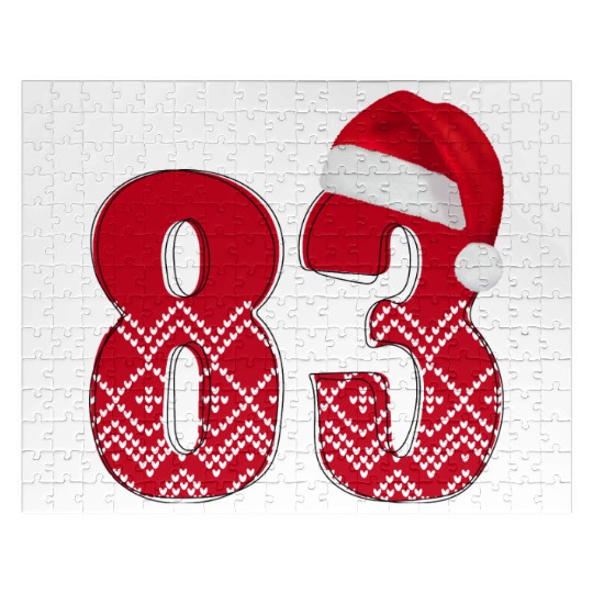 Number 83 - Happy Christmas Eighty Three Jigsaw Puzzles