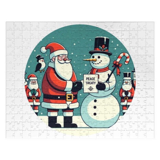 North Pole Alliance - Peace Treaty & Winter Unity Jigsaw Puzzles