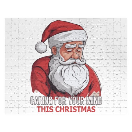 Mental Health Christmas Anti Christmas Holiday Jigsaw Puzzles