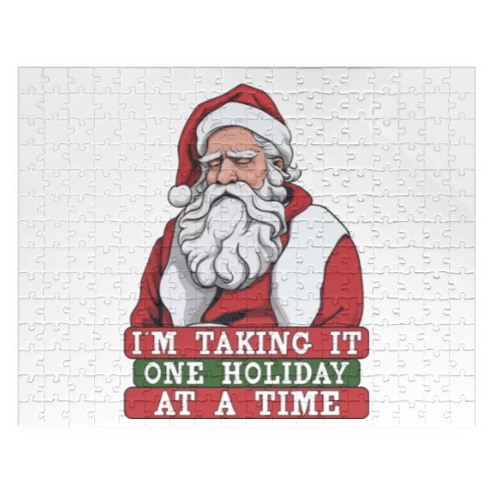 Mental Health Christmas Anti Christmas Holiday Jigsaw Puzzles