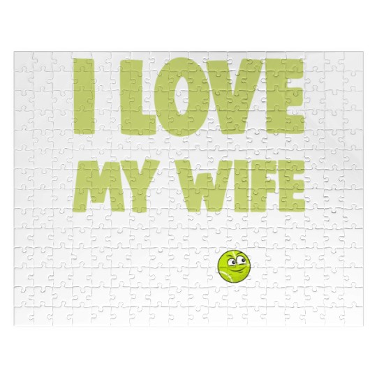 I love My Wife Jigsaw Puzzles