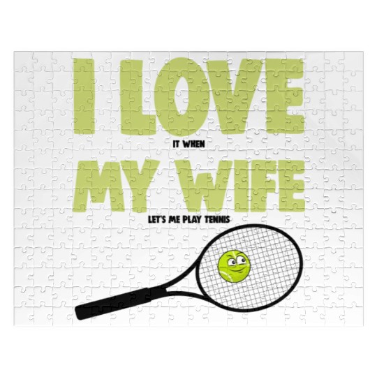 I love My Wife Jigsaw Puzzles