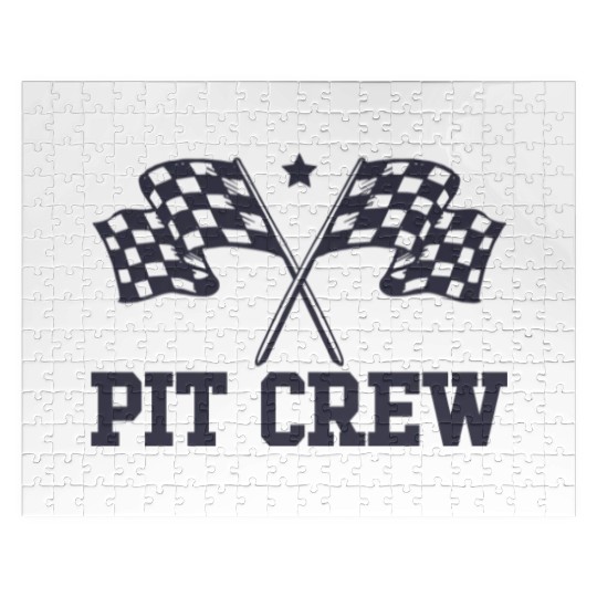 Pit Crew Racing Enthusiast Racer Birthday Pit Crew Jigsaw Puzzles