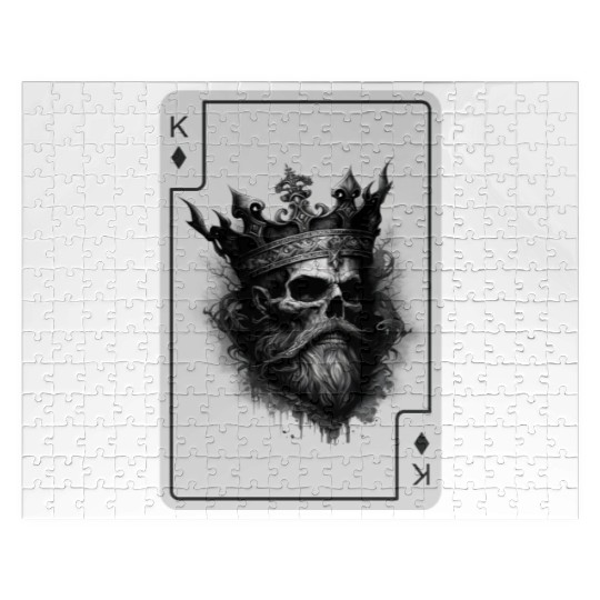 Poker Card Game Scary Halloween Jigsaw Puzzles