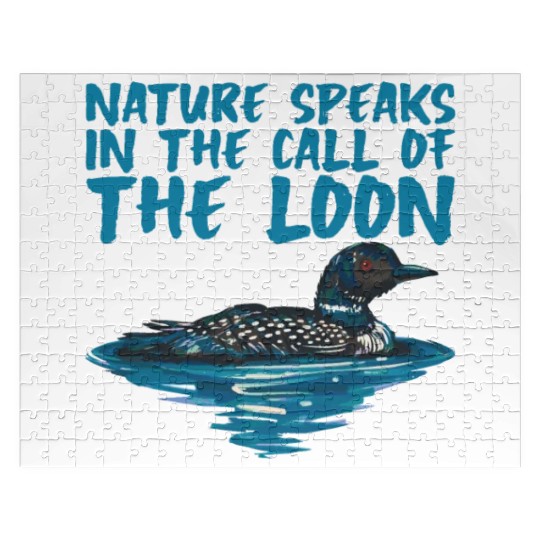 Nature Speaks In The Call Of The Loon 2 Jigsaw Puzzles