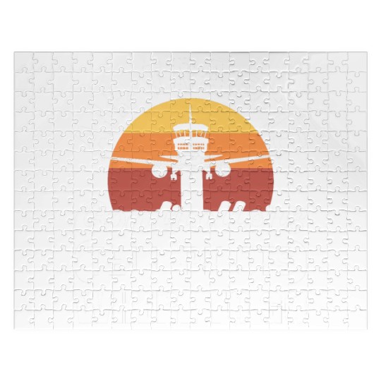 Airplane Airfield Aviation Air Traffic Controller Jigsaw Puzzles