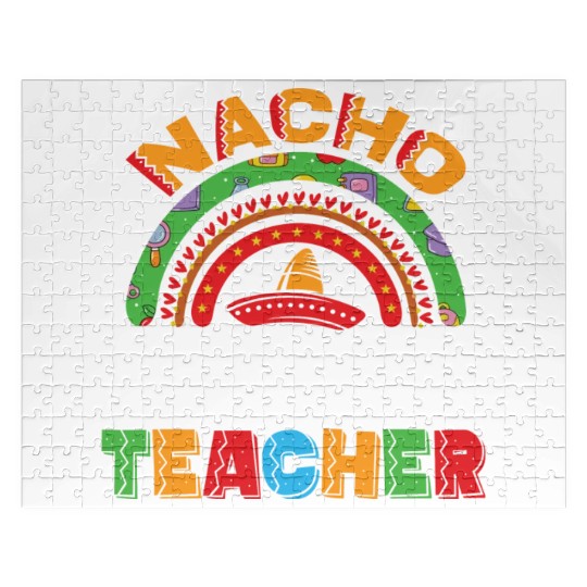 Nacho Average Teacher Cinco De Mayo Mexican Fiesta Jigsaw Puzzles