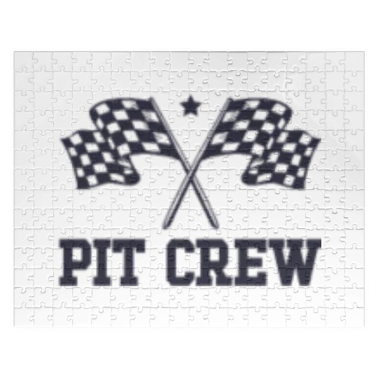 Pit Crew Racing Enthusiast Racer Birthday Pit Crew Jigsaw Puzzles