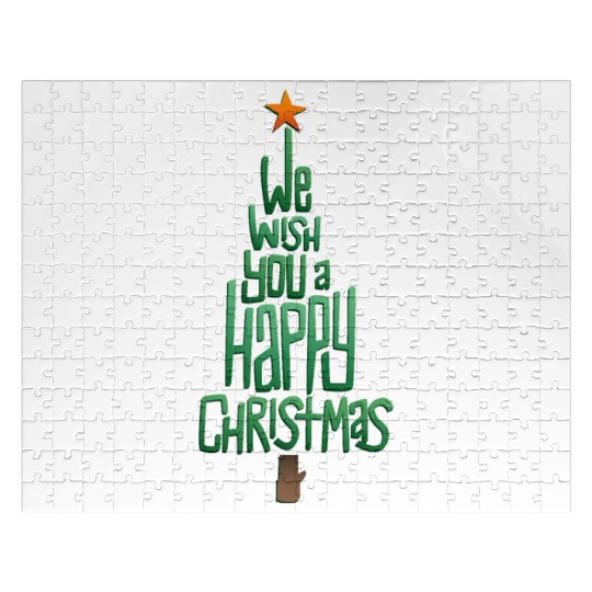 Happy Xmas Tree Jigsaw Puzzles