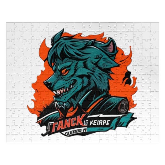 green Werewolf style Jigsaw Puzzles