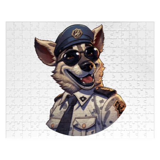 Police hyena Jigsaw Puzzles