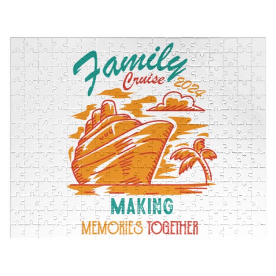 Family Cruise 2024 Making Memories Together Squad Jigsaw Puzzles