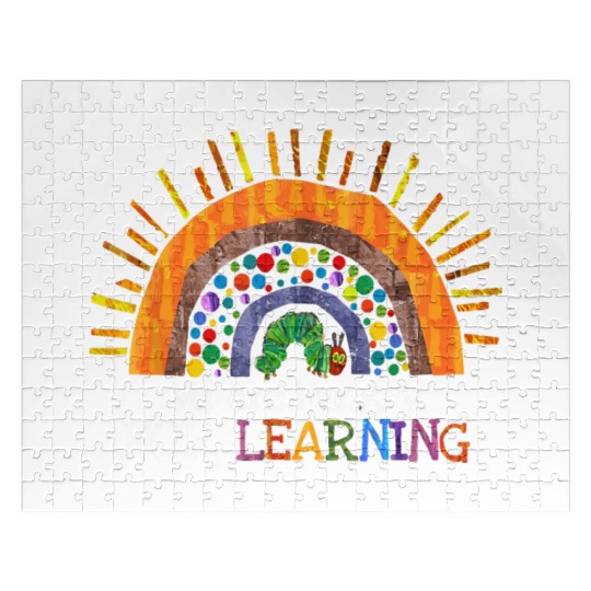 Learning Rainbow Caterpillar Teacher Jigsaw Puzzles