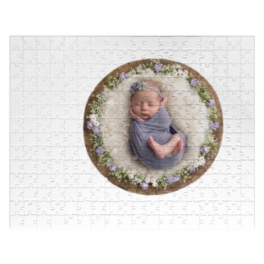 Lavender newborn girl pictures Jigsaw Puzzles