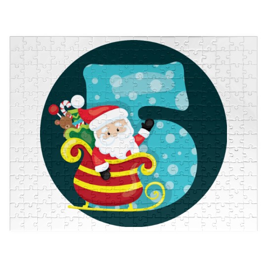 5th Christmas Winter Birthday - NR Five Jigsaw Puzzles