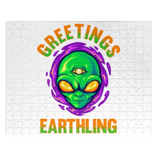 Alien, Aliens, UFO, UAP, Space Unknown Flight Jigsaw Puzzles