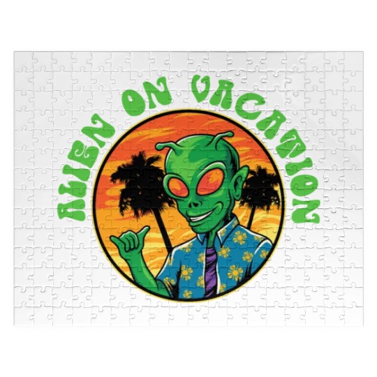 Alien, Aliens, UFO, UAP, Space Unknown Flight Jigsaw Puzzles