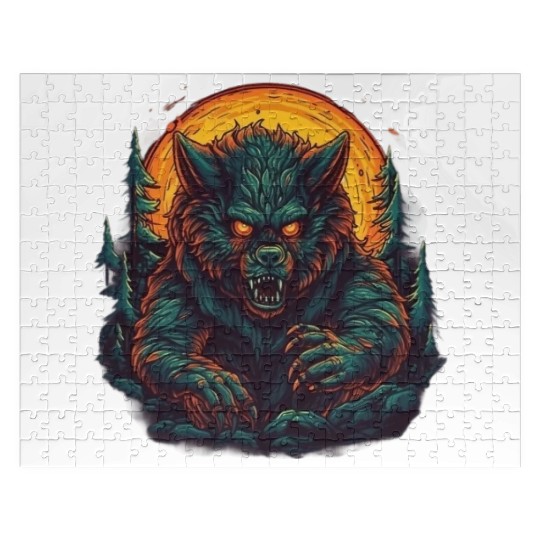 A mythical creature Werewolf Jigsaw Puzzles