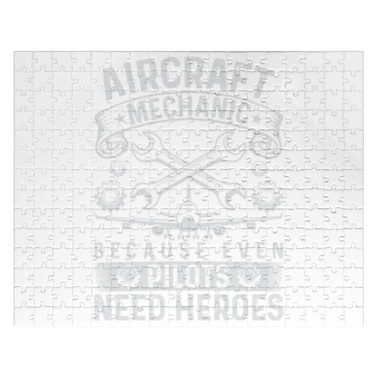 Airplane Mechanic Funny Aviation Technician Jigsaw Puzzles