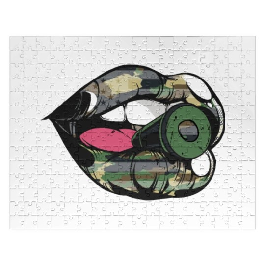 US Armed Forces Military Lip Bullet Army First Res Jigsaw Puzzles