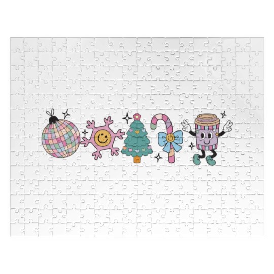 Retro Christmas Cheer Jigsaw Puzzles