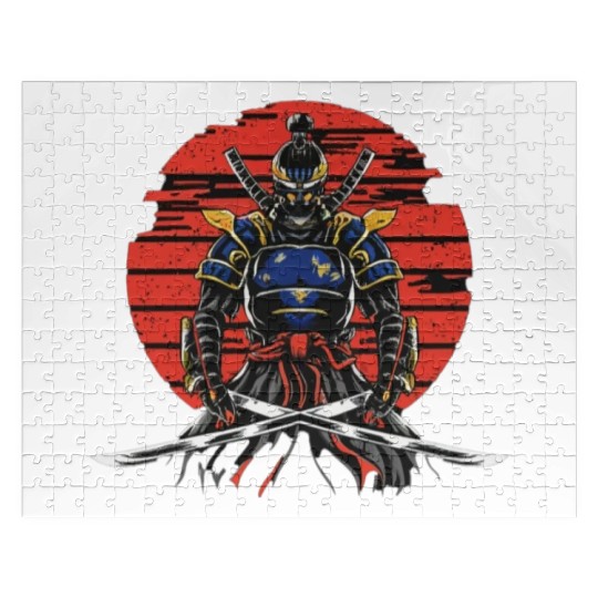 Japanese katana warrior Jigsaw Puzzles