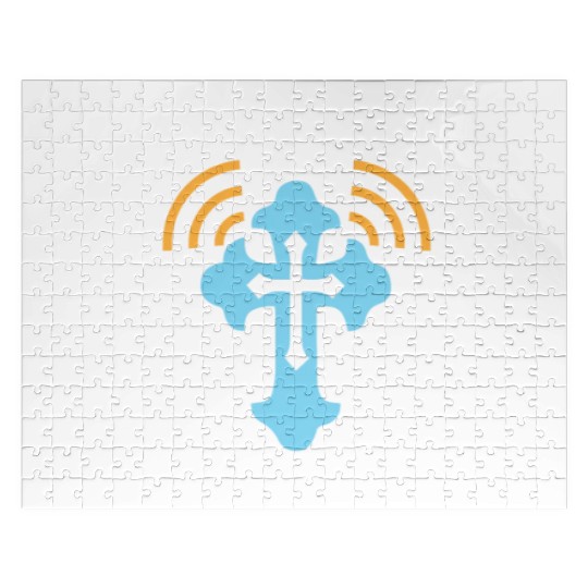 Connect to God I Love Jesus Believer Scripture Jigsaw Puzzles