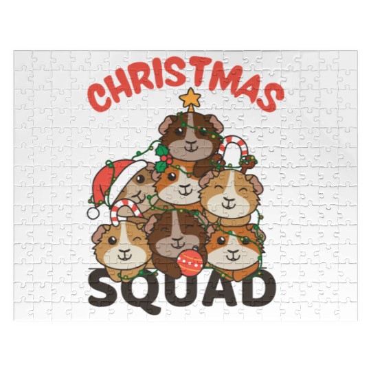 Guinea Pig Christmas Tree Christmas Squad Jigsaw Puzzles
