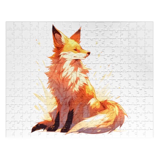 Anime Nature Fox Portrait Jigsaw Puzzles