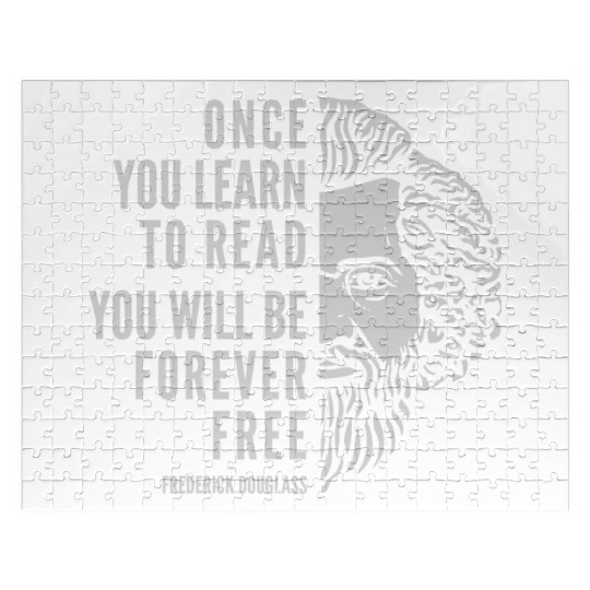 Frederick Douglass Inspirational Quote Once You Jigsaw Puzzles