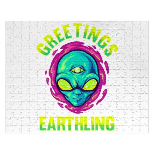 Alien, Aliens, UFO, UAP, Space Unknown Flight Jigsaw Puzzles