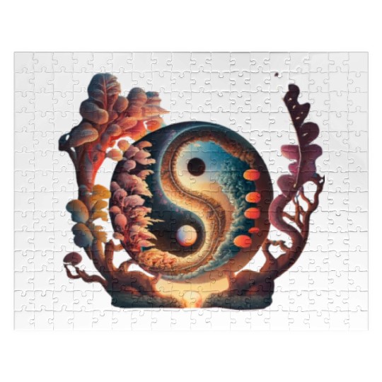 Title Elemental Harmony Dance of Light Jigsaw Puzzles