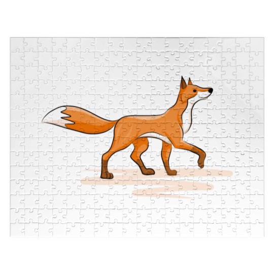 cute red fox Jigsaw Puzzles