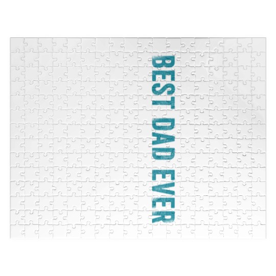 Father s Day Best Dad Ever With Us American Flag Jigsaw Puzzles