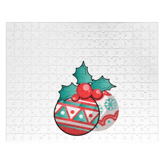 Christmas Nuts Santa Snowflakes Candy Canes Winter Jigsaw Puzzles