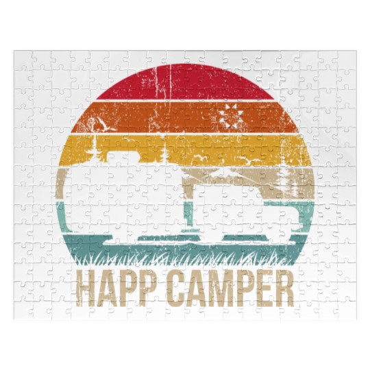 Happy Camper Jigsaw Puzzles