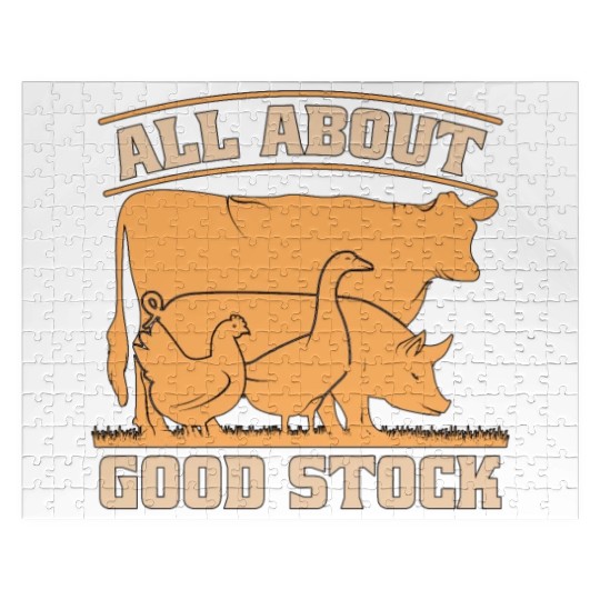 Livestock Breeder All About Good Stock Farm Animal Jigsaw Puzzles