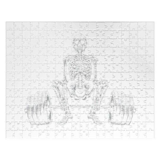 Skeleton Deadlifter Design - Deadlift, Jigsaw Puzzles