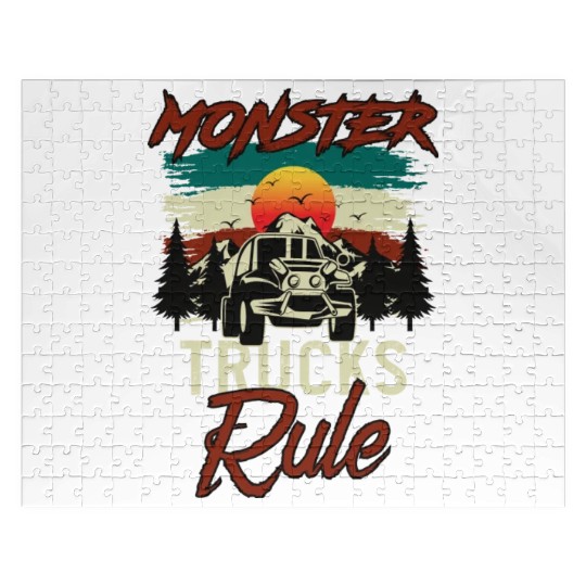 Monster Trucks And Mountain Adventures Jigsaw Puzzles