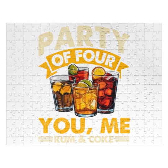 PARTY OF FOUR YOU, ME RUM & COKE Jigsaw Puzzles