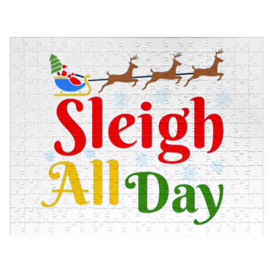 Sleigh all Day, Christmas Jigsaw Puzzles