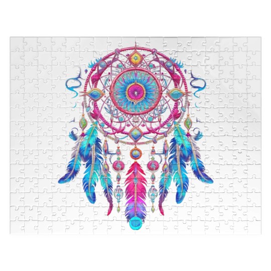 Neon Dreamcatcher Fantasy | Plastic Poppy™ Jigsaw Puzzles