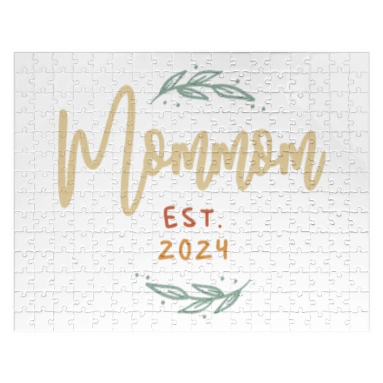 Mommom Established 2024 Funny Grandma Jigsaw Puzzles