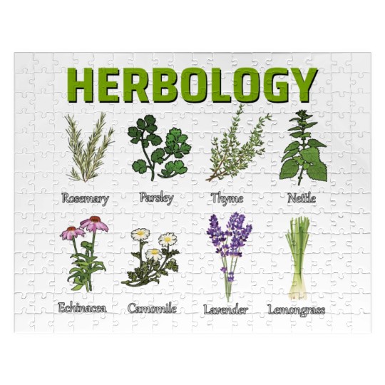 Herbology Herb Garden Jigsaw Puzzles
