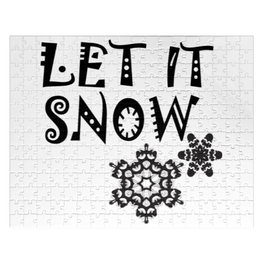 let it snow on Jigsaw Puzzles